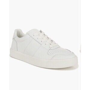 New  Sam Edelman Edie Sneaker Shoes Women 9 M WHITE Bright Leather